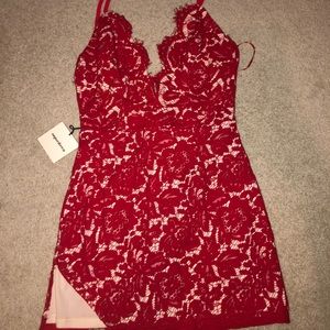 Revolve red mini dress